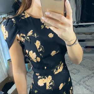 Reformation Petal Sleeve Dress